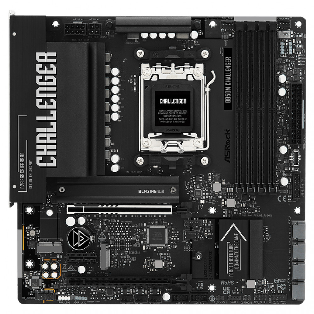 Материнская плата ASRock B850M Challenger B850M_Challenger Micro-ATX, AMD AM5 - миниатюра 2