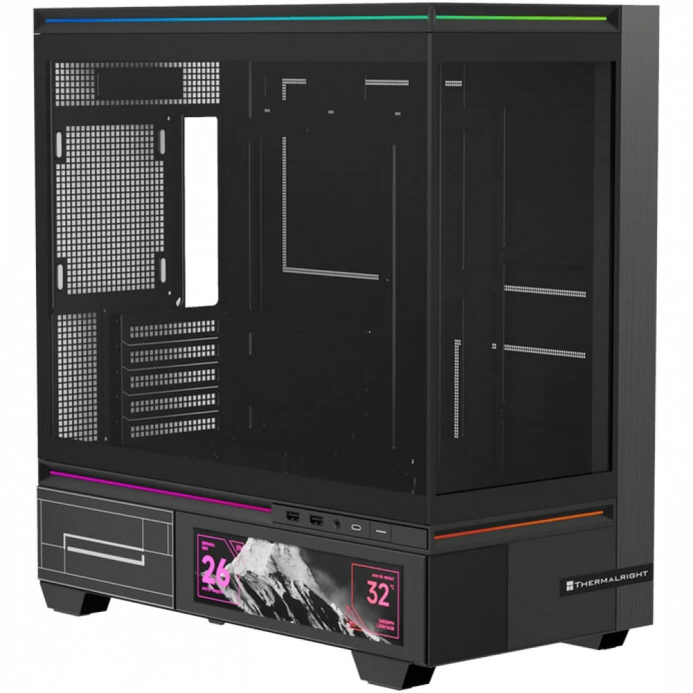 Корпус Thermalright M10 Vision Black TL-M10 Vision Black Mini-Tower - миниатюра 4