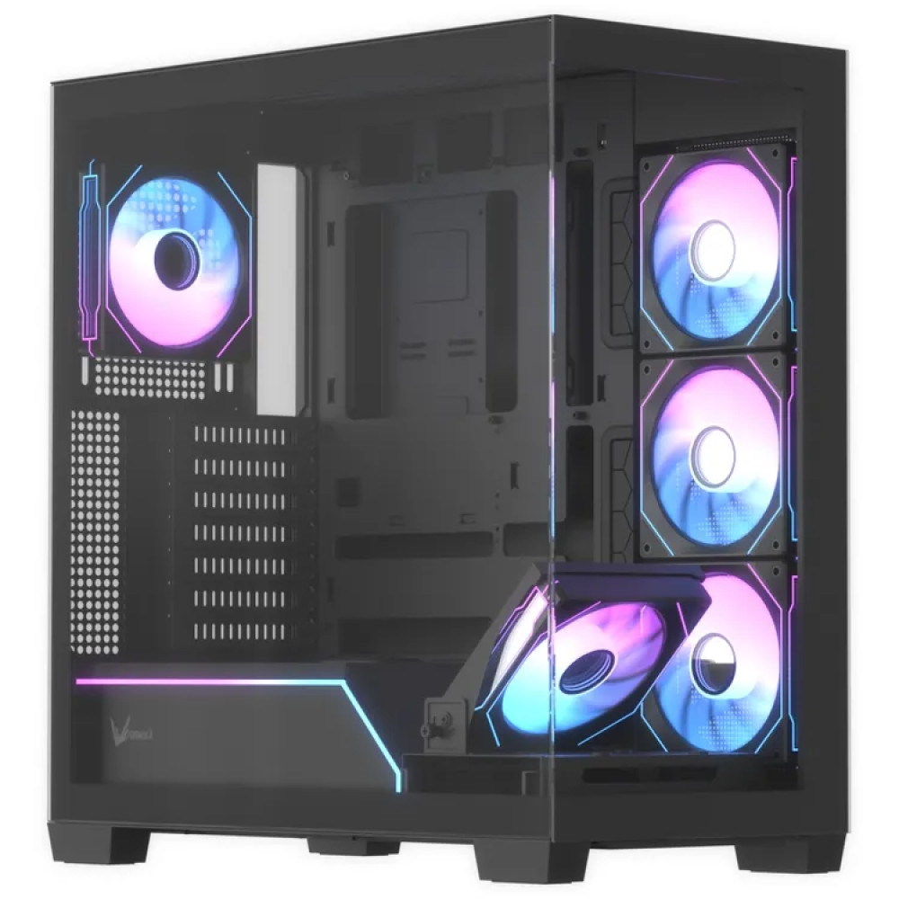 Корпус Formula Crystal Z8G Floe CRYSTAL Z8G FLOE BLACK Mid-Tower - миниатюра 4