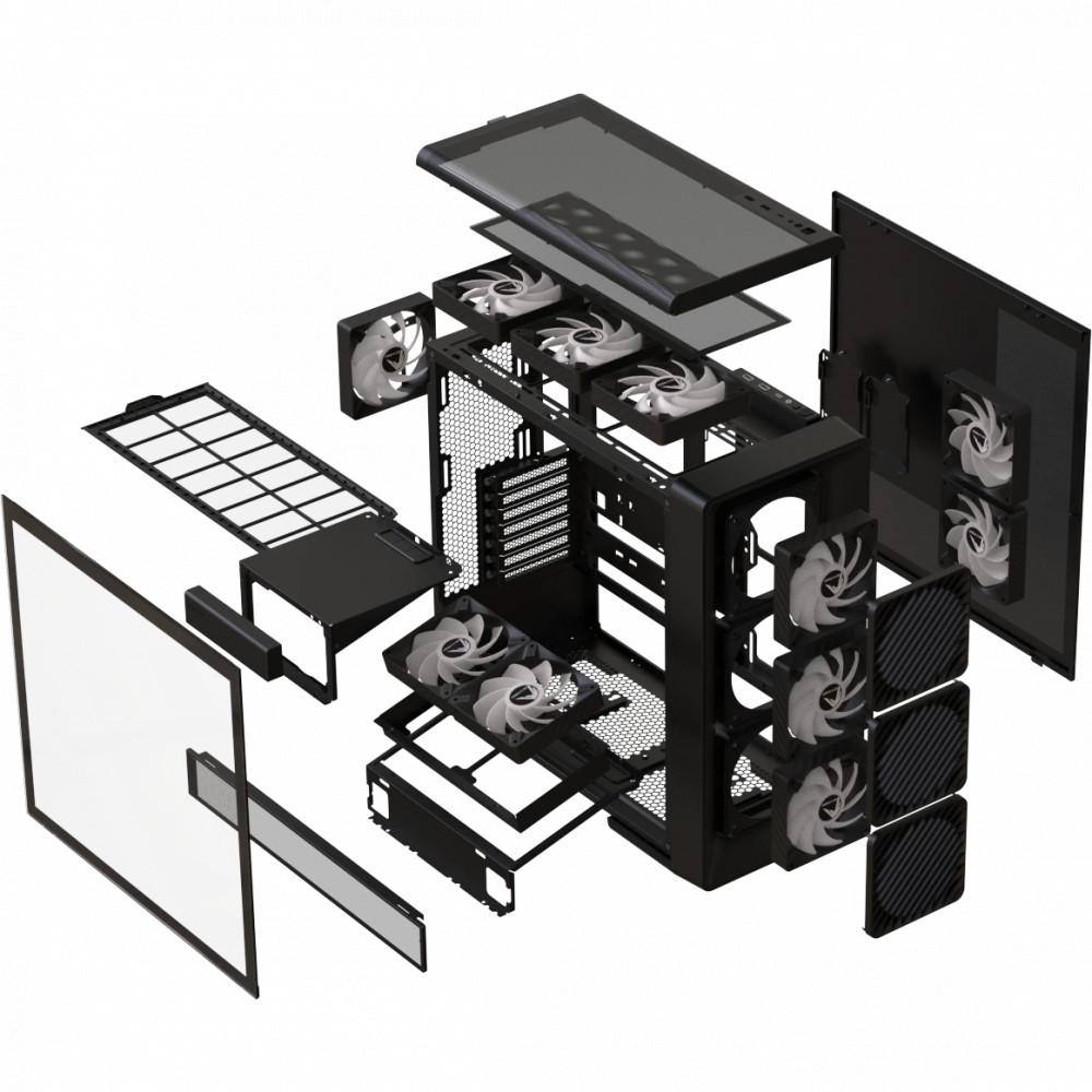 Корпус Formula AIR POWER G10 BLACK Mid-Tower - миниатюра 10