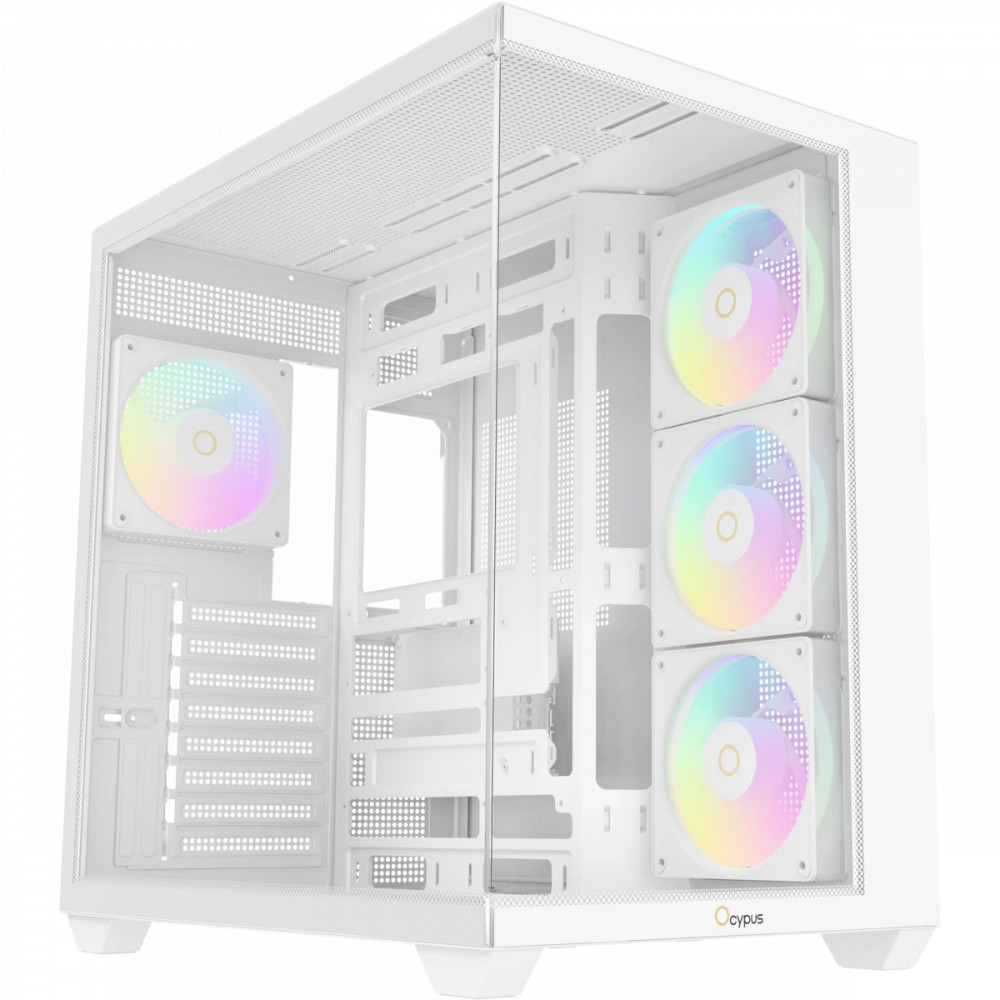 Корпус Ocypus Gamma C74 WH ARGB Mid-Tower - миниатюра 6