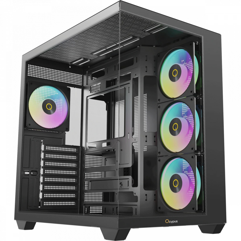 Корпус Ocypus Gamma C74 BK ARGB Mid-Tower - миниатюра 6