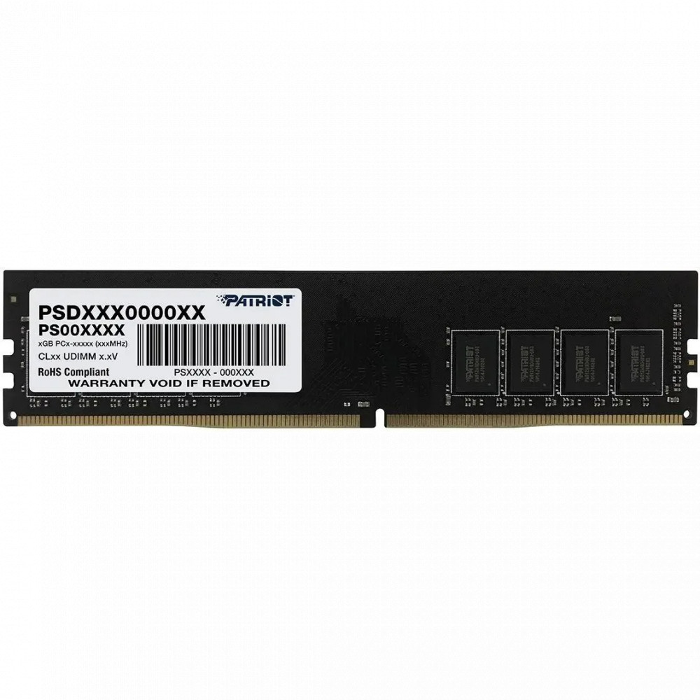 ОЗУ Patriot PSD48G26662 DIMM, DDR4, 8 Гб, 2666 МГц - миниатюра 2