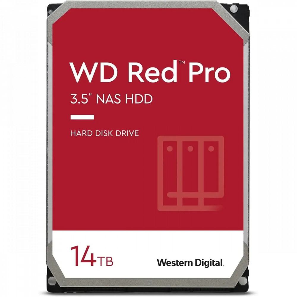 Жесткий диск Western Digital Red Pro WD142KFGX HDD (классические), 14 ТБ, 3.5 дюйма, SATA - миниатюра 2