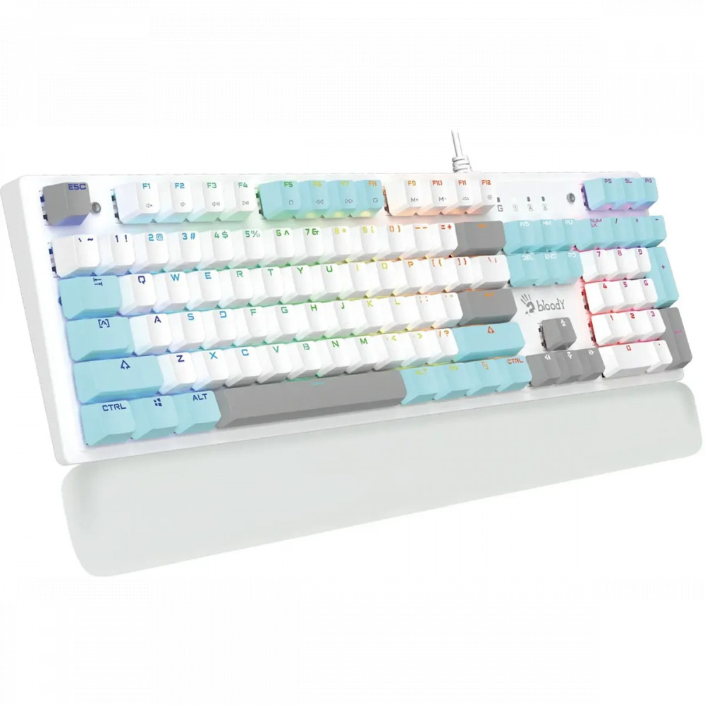Клавиатура A4Tech Bloody S515R S515R ICY WHITE Проводная, USB - миниатюра 4