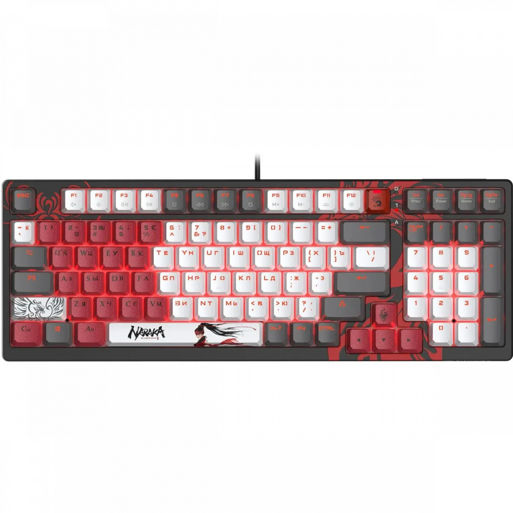 Клавиатура A4Tech Bloody S98 Naraka BLMS Plus S98 NARAKA BLMS RED PLUS Проводная, USB - миниатюра 6