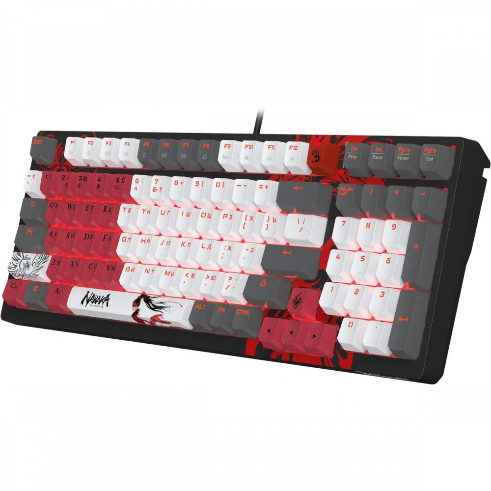 Клавиатура A4Tech Bloody S98 Naraka BLMS Plus S98 NARAKA BLMS RED PLUS Проводная, USB - миниатюра 8