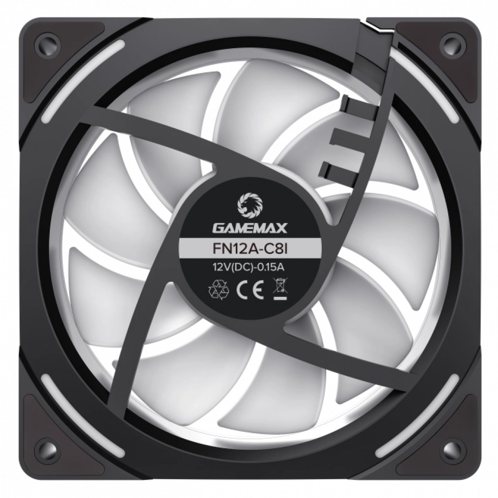 Система охлаждения GameMax FN12A-C8I Для системного блока - миниатюра 8