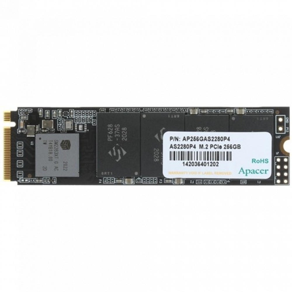 Жесткий диск Apacer AS2280P4X AP256GAS2280P4X-1 SSD (твердотельные), 256 ГБ, M.2, PCIe - миниатюра 2