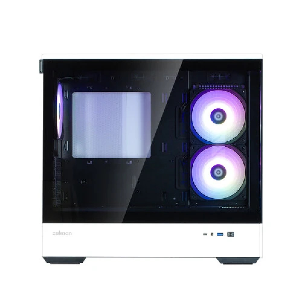 Корпус Zalman P30 BLACK/WHITE P30 BW Mini-Tower - миниатюра 6