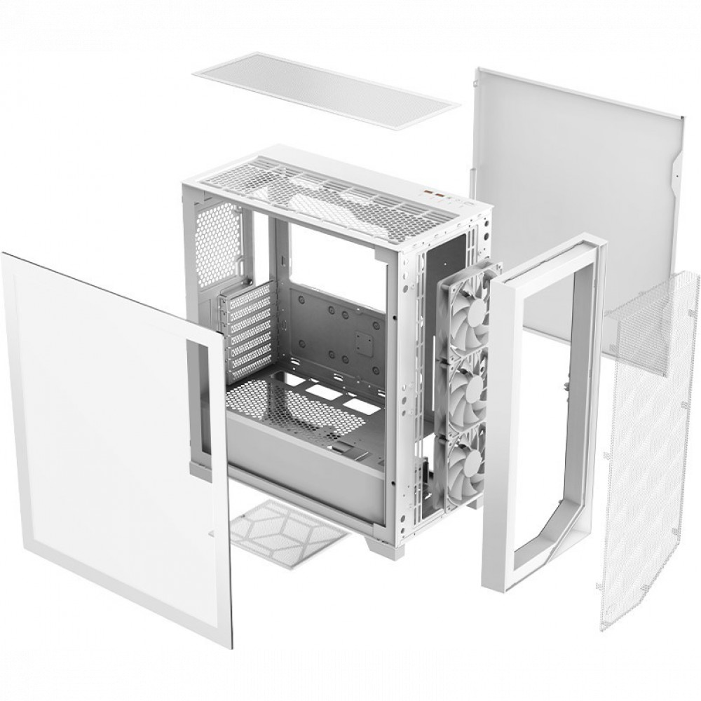 Корпус PCcooler C3D510 ARGB WHITE C3 D510 ARGB WH Mid-Tower - миниатюра 12
