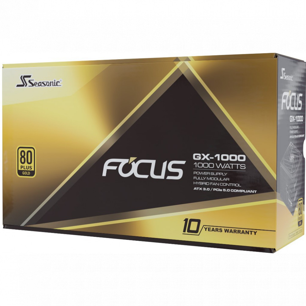 Блок питания Seasonic FOCUS GX-1000 ATX 3.0 SSR-1000FX3 1000 Вт - миниатюра 12