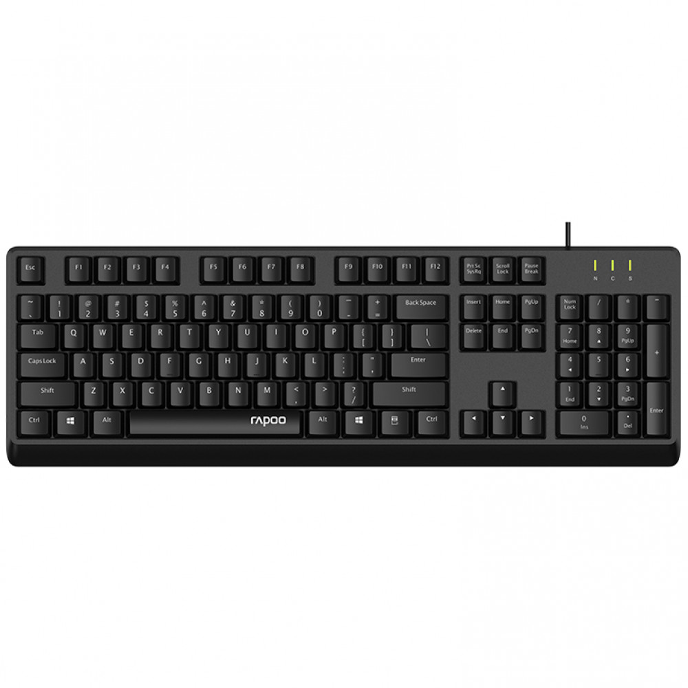Клавиатура Rapoo NK1900 Проводная, USB - миниатюра 4