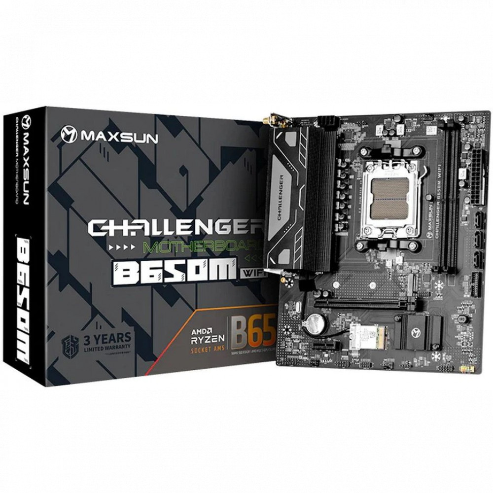 Материнская плата Maxsun Challenger B650M WIFI MS-Challenger B650M WIFI Mini-ATX, AMD AM5 - миниатюра 10