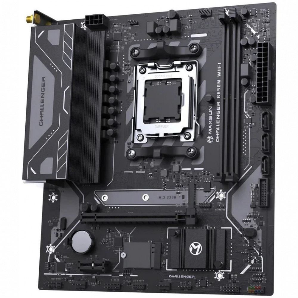 Материнская плата Maxsun Challenger B650M WIFI MS-Challenger B650M WIFI Mini-ATX, AMD AM5 - миниатюра 8