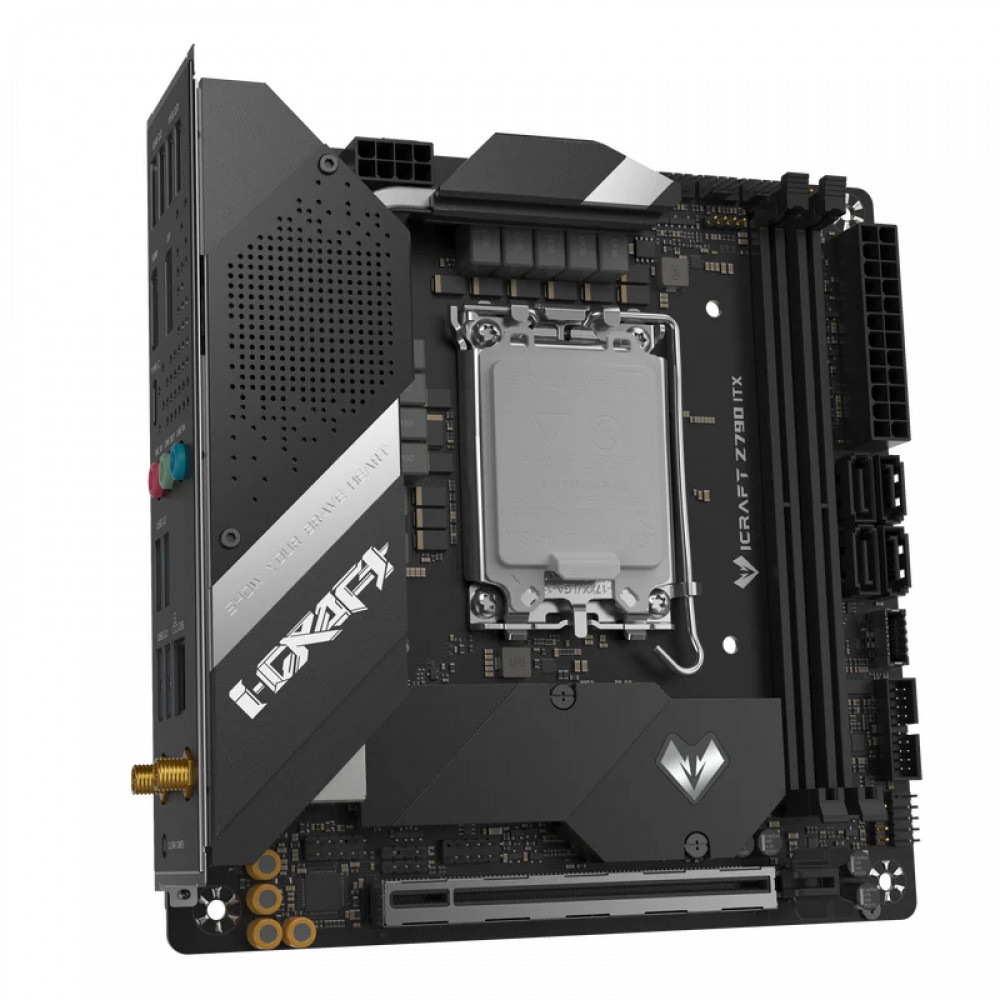 Материнская плата Maxsun iCraftZ790ITX WI-FI MS-iCraft Z790ITX WIFI Mini-ITX, LGA 1700 - миниатюра 9