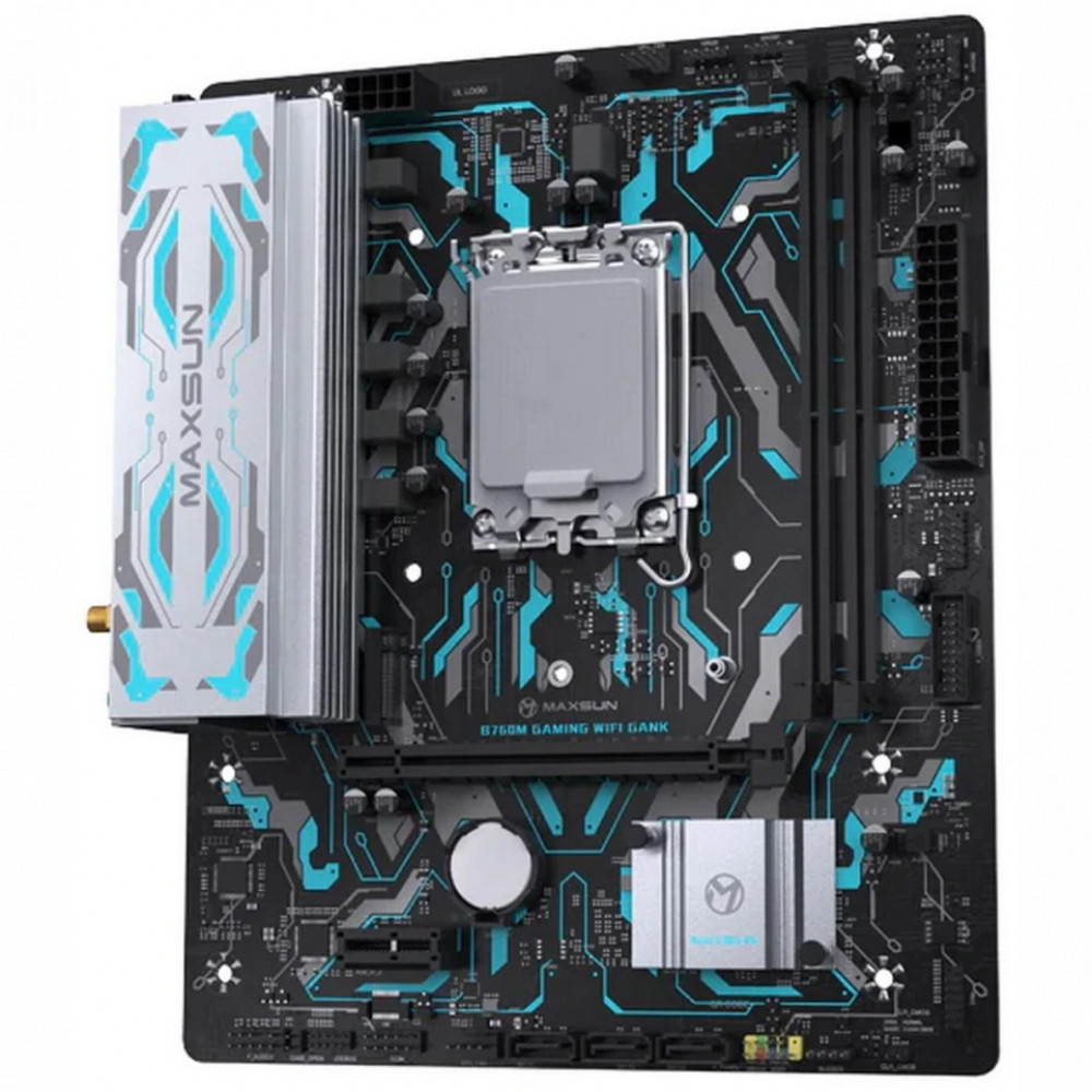 Материнская плата Maxsun B760M GAMING WIFI GANK MS-B760M GAMING WIFI GANK Micro-ATX, LGA 1700 - миниатюра 7