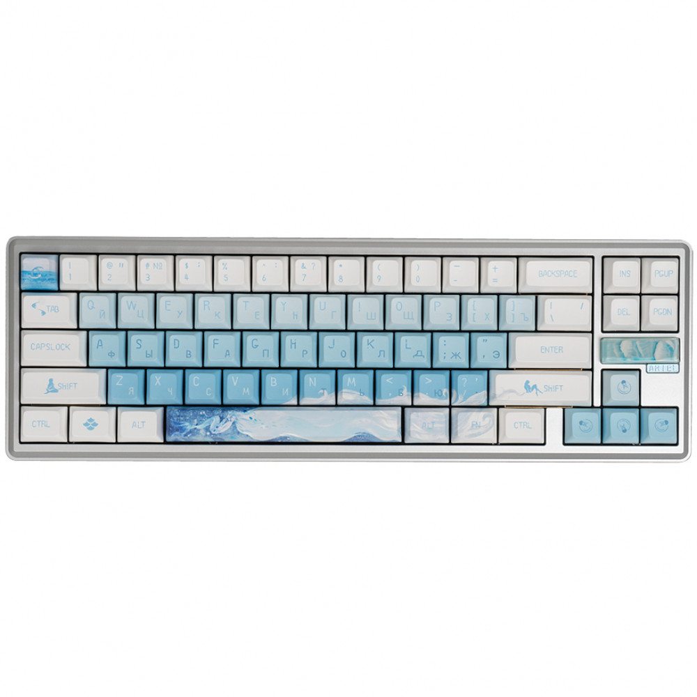 Клавиатура Varmilo Sword 68 Ariel VTP68 Varmilo MX Daisy L Switch A68A089F9A8A06A063 Беспроводная, Bluetooth - миниатюра 4