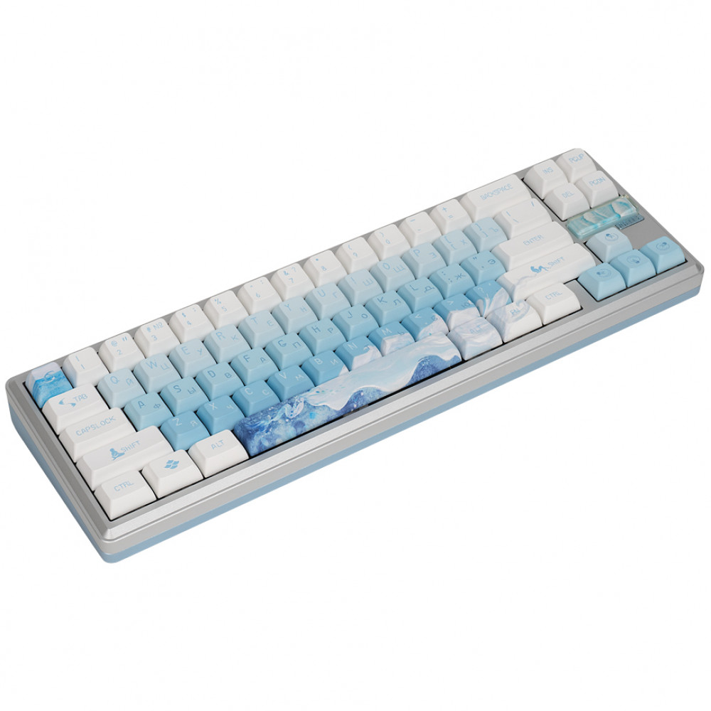 Клавиатура Varmilo Sword 68 Ariel VTP68 Varmilo MX Daisy L Switch A68A089F9A8A06A063 Беспроводная, Bluetooth - миниатюра 5