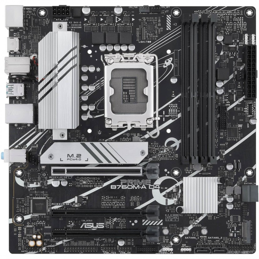 Материнская плата Asus PRIME B760M-A D4-CSM 90MB1D00-M1EAYC Micro-ATX, LGA 1700 - миниатюра 6
