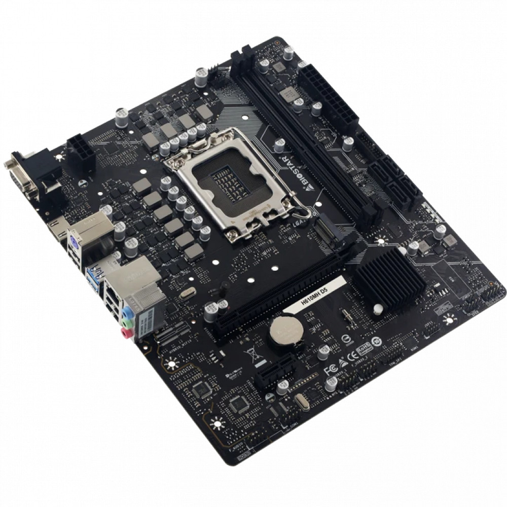 Материнская плата BIOSTAR H610MH D5 Micro-ATX, LGA 1700 - миниатюра 6