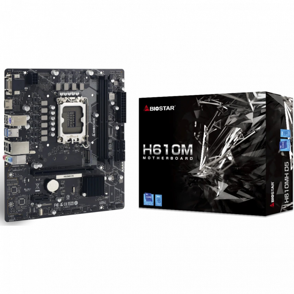 Материнская плата BIOSTAR H610MH D5 Micro-ATX, LGA 1700 - миниатюра 8