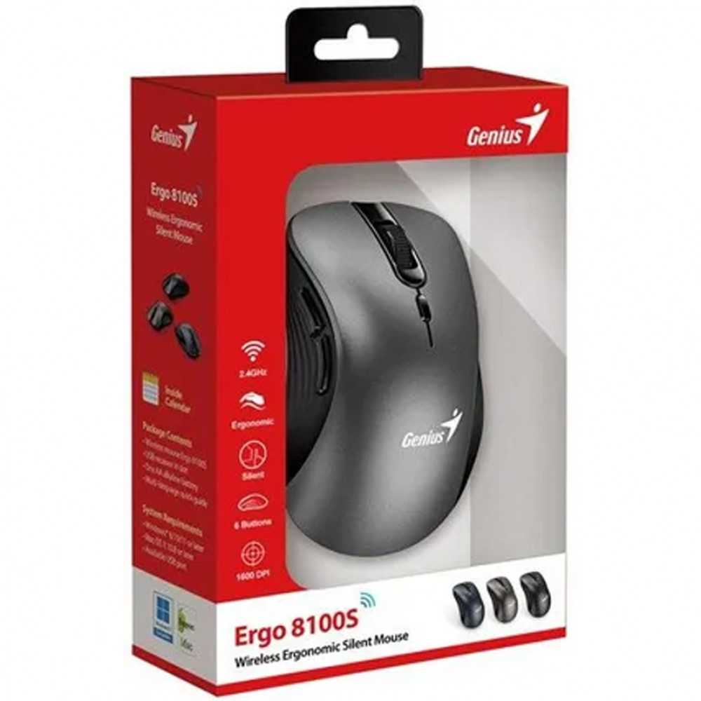 Мышь EnGenius Ergo 8100S Бюджетные, Беспроводная - миниатюра 6