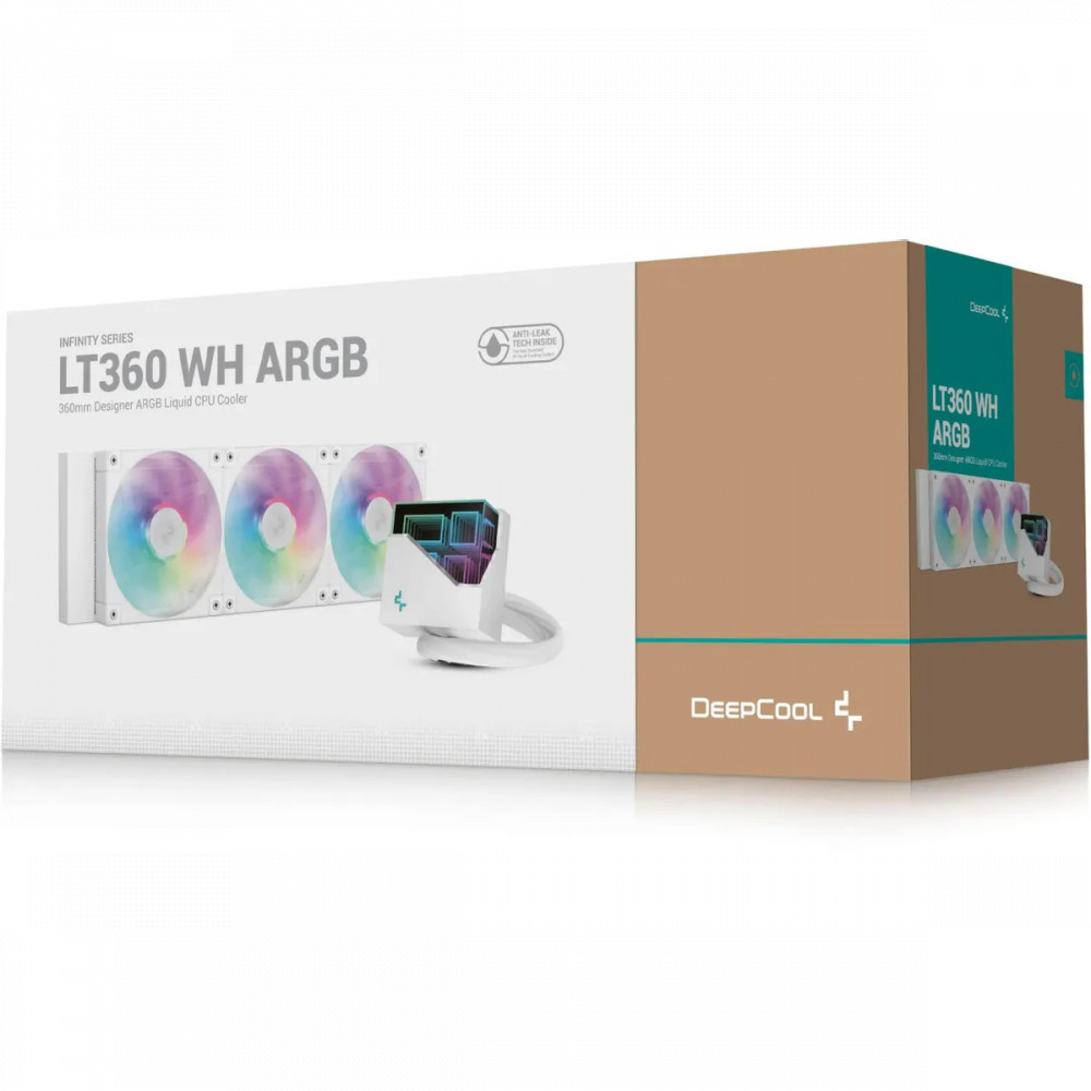 Система охлаждения Deepcool LT360 WH ARGB R-LT360-WHAMNC-G-1 Для процессора - миниатюра 6