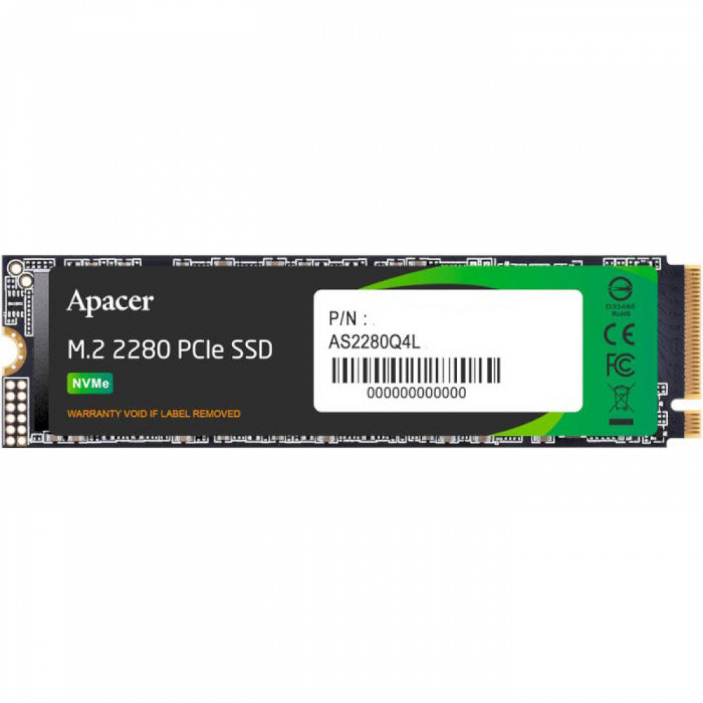 Жесткий диск Apacer AS2280Q4L AP1TBAS2280Q4L-1 SSD (твердотельные), 1 ТБ, M.2, PCIe - миниатюра 2