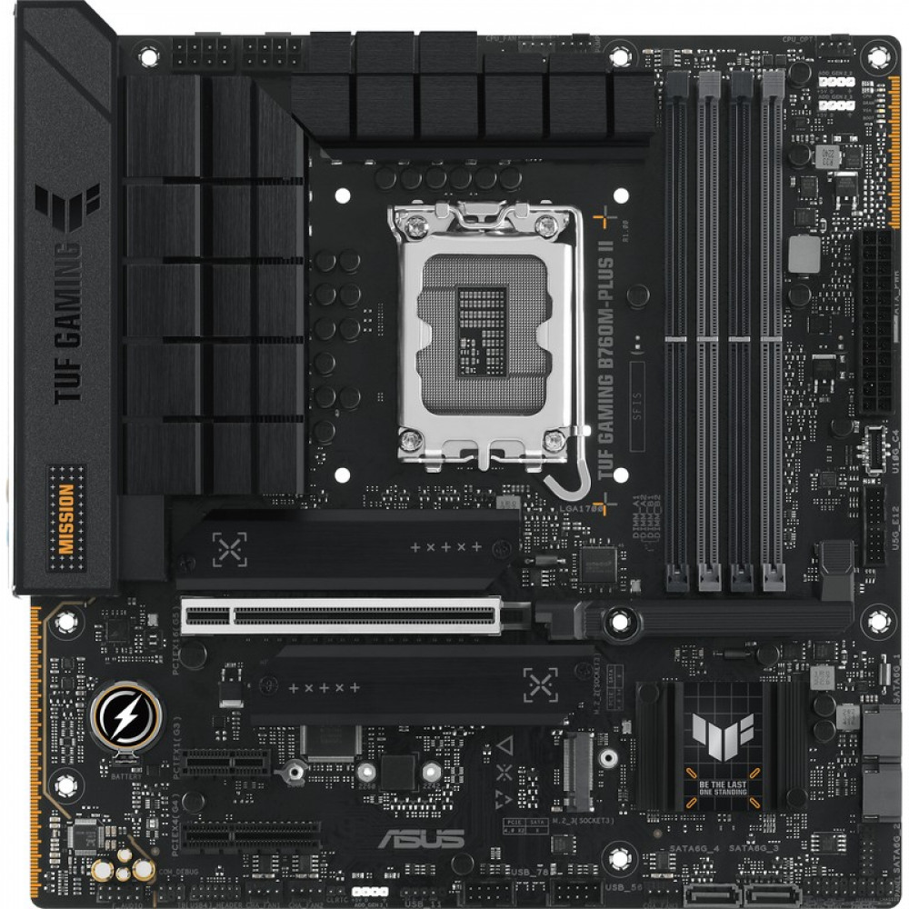 Материнская плата Asus TUF GAMING B760M-PLUS II 90MB1HD0-M0EAY0 Micro-ATX, LGA 1700 - миниатюра 5