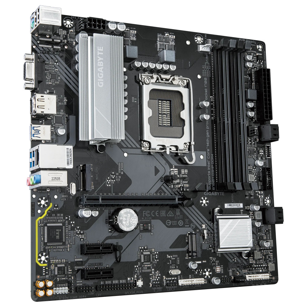 Материнская плата Gigabyte B760M D3HP DDR4 Micro-ATX, LGA 1700 - миниатюра 5