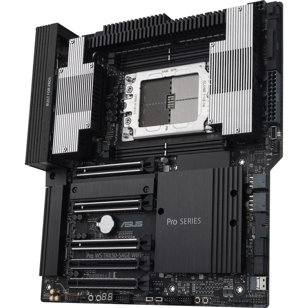 Материнская плата Asus PRO WS TRX50-SAGE WIFI AMD sTR5 - миниатюра 10
