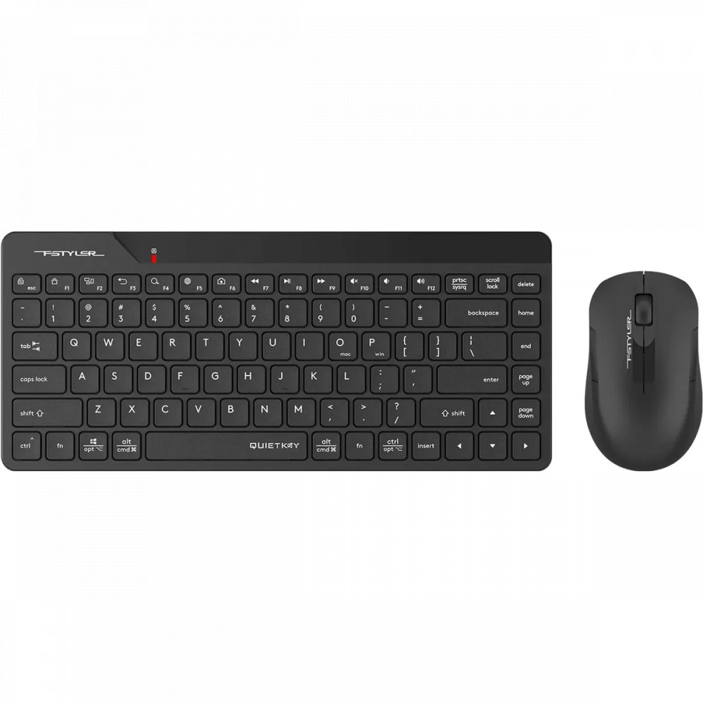 Клавиатура + мышь A4Tech Fstyler FG2200 FG2200 AIR2 BLACK - миниатюра 2