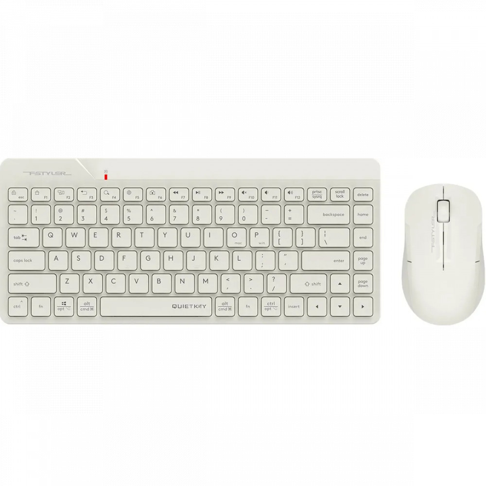Клавиатура + мышь A4Tech FG2200 AIR2 BEIGE - миниатюра 2
