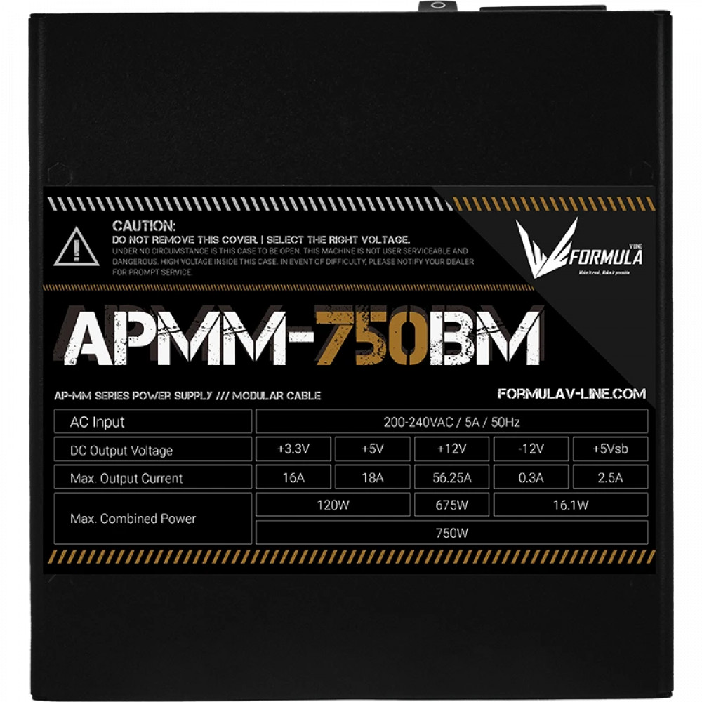 Блок питания Formula APMM-750BM 750 Вт - миниатюра 8