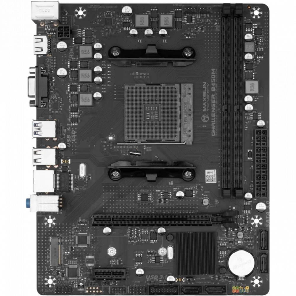 Материнская плата Maxsun Challenger B450M MS-Challenger B450M Micro-ATX, AMD AM4 - миниатюра 7