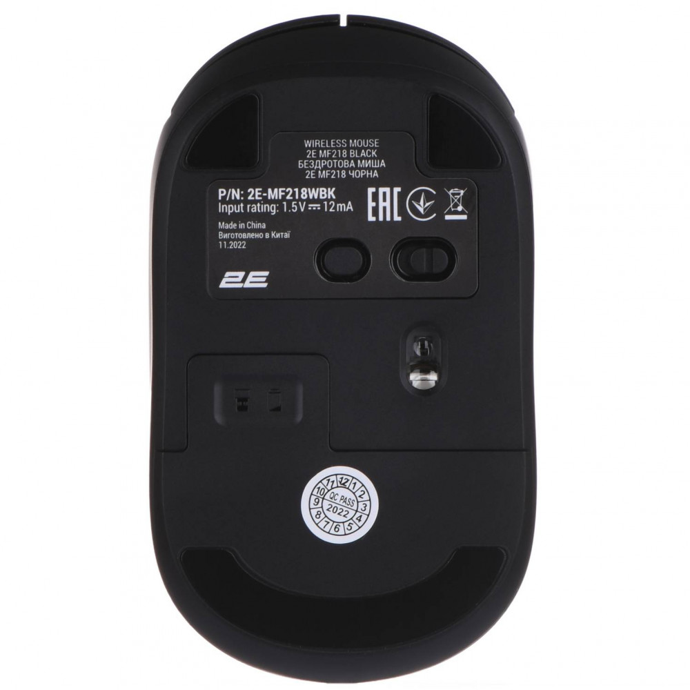 Мышь 2E MF218 Silent WL 2E-MF218WBK Бюджетные, Беспроводная - миниатюра 6