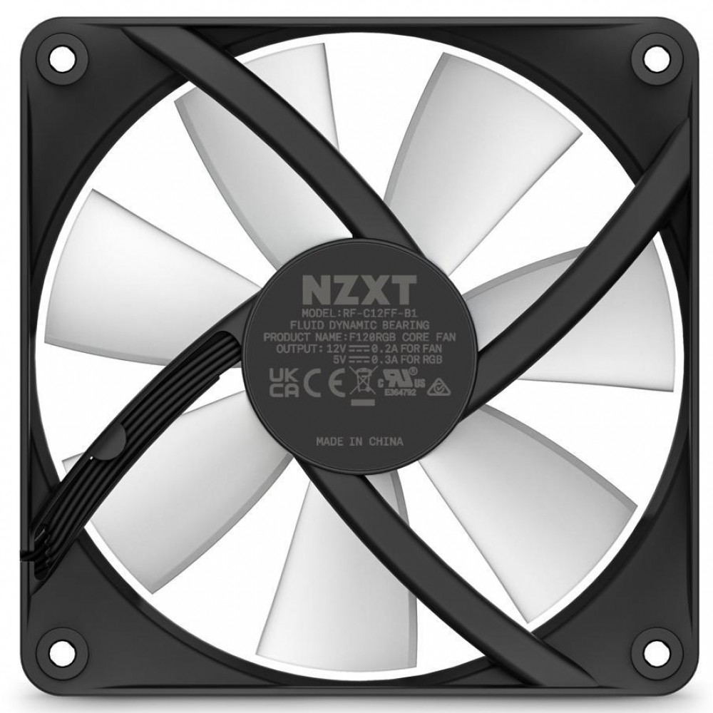 Система охлаждения NZXT F120 RGB Core Fan RF-C12SF-B1 Для системного блока - миниатюра 6