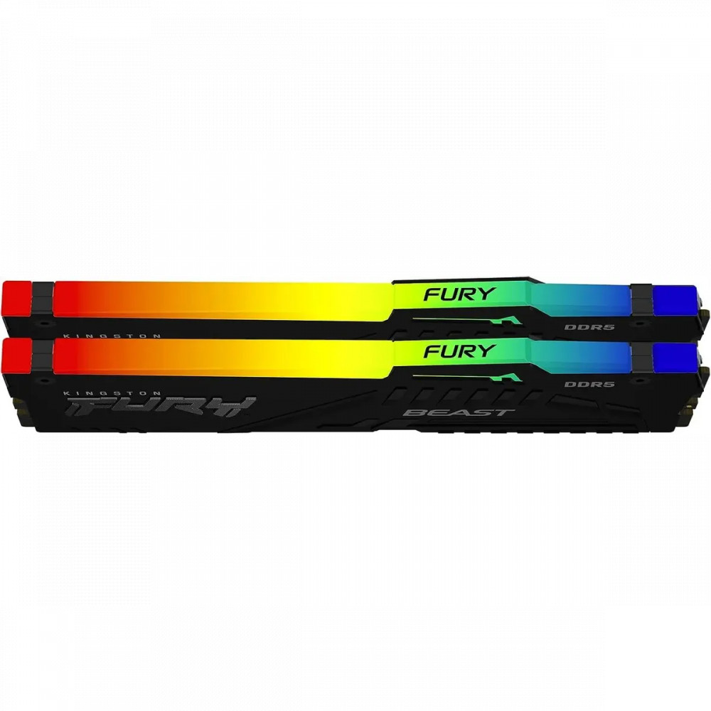 ОЗУ Kingston Fury Beast KF560C30BBAK2-32 DIMM, DDR5, 32 Гб (2 х 16 Гб), 6000 МГц - миниатюра 6