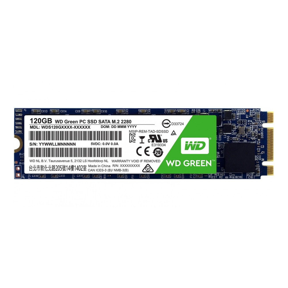 Жесткий диск Western Digital WDS120G2G0B SSD (твердотельные), 120 ГБ, M.2, SATA - миниатюра 2