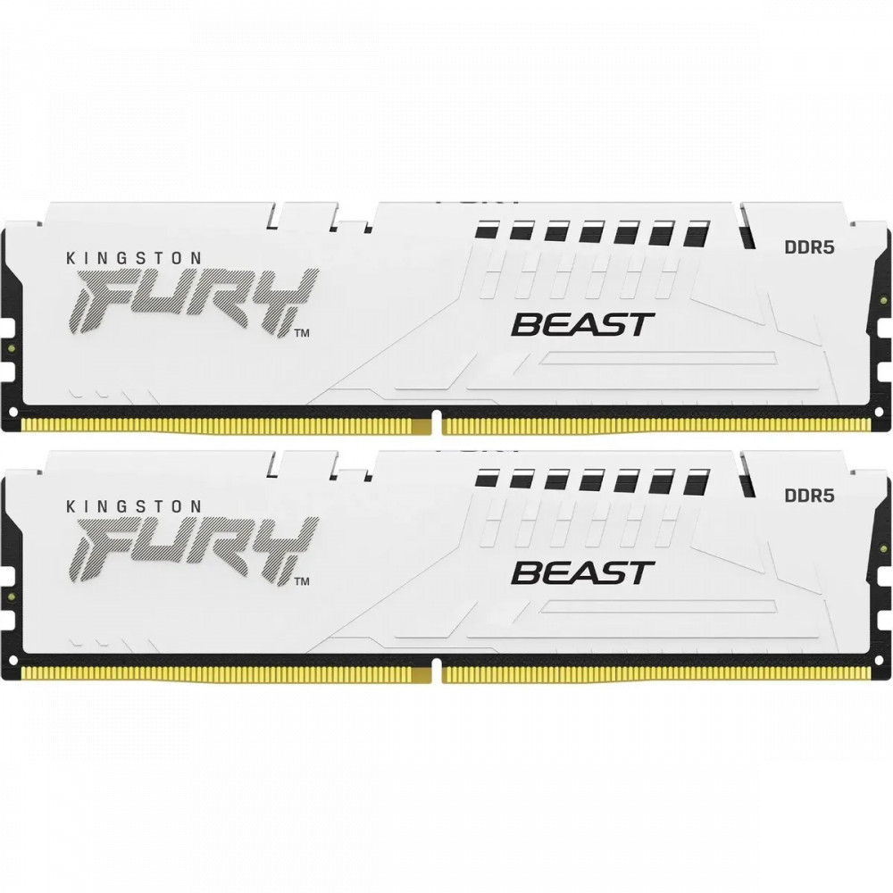 ОЗУ Kingston Fury Beast KF564C32BWEK2-32 DIMM, DDR5, 32 Гб (2 х 16 Гб), 6400 МГц - миниатюра 3