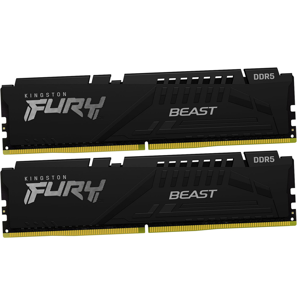 ОЗУ Kingston Fury Beast KF568C34BBEK2-32 DIMM, DDR5, 32 Гб (2 х 16 Гб), 6800 МГц - миниатюра 4