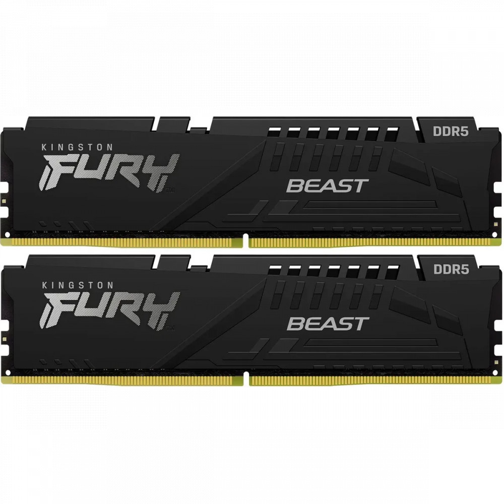ОЗУ Kingston Fury Beast KF560C30BBK2-64 DIMM, DDR5, 64 Гб (2 х 32 Гб), 6000 МГц - миниатюра 4