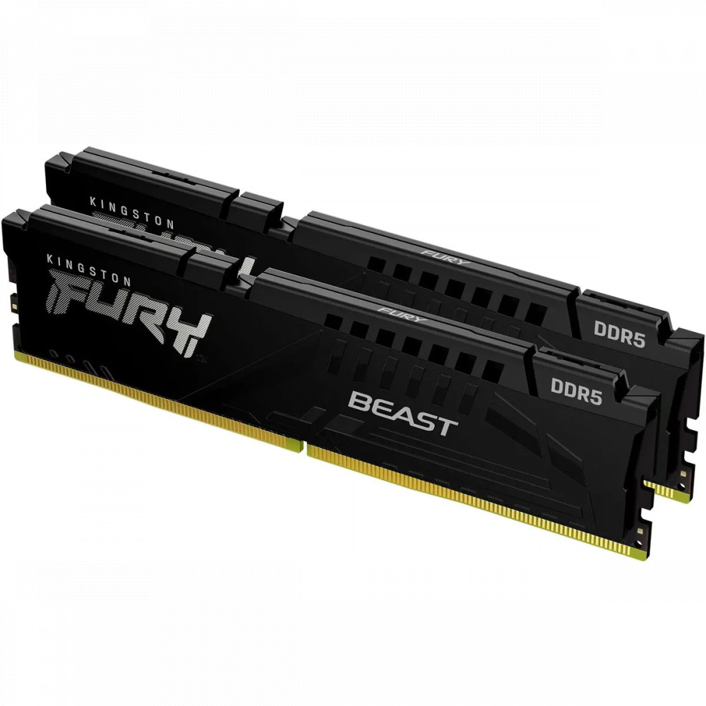 ОЗУ Kingston Fury Beast KF564C32BBEK2-64 DIMM, DDR5, 64 Гб (2 х 32 Гб), 6400 МГц - миниатюра 5