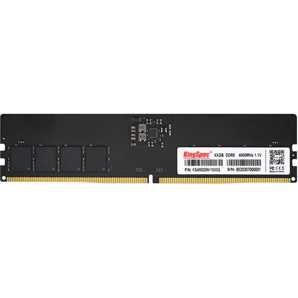 ОЗУ KingSpec DDR5 8GB 4800MHz KS4800D5N11008G DIMM, DDR5, 8 Гб, 4800 МГц - миниатюра 2