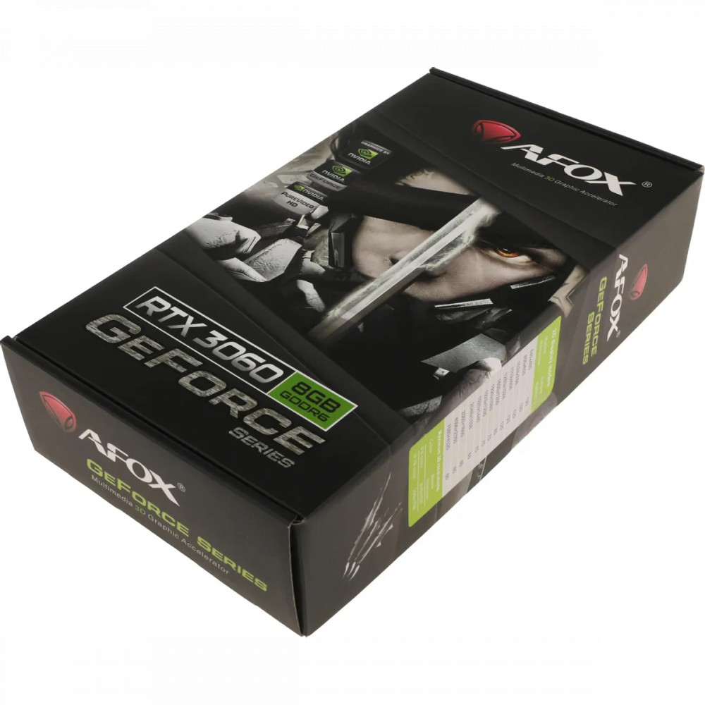 Видеокарта AFOX RTX 3060 AF3060-8GD6H4 8Gb 8 ГБ - миниатюра 10