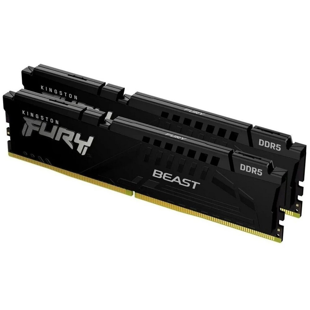 ОЗУ Kingston Fury Beast KF560C36BBE2K2-32 DIMM, DDR5, 32 Гб (2 х 16 Гб), 6000 МГц - миниатюра 2