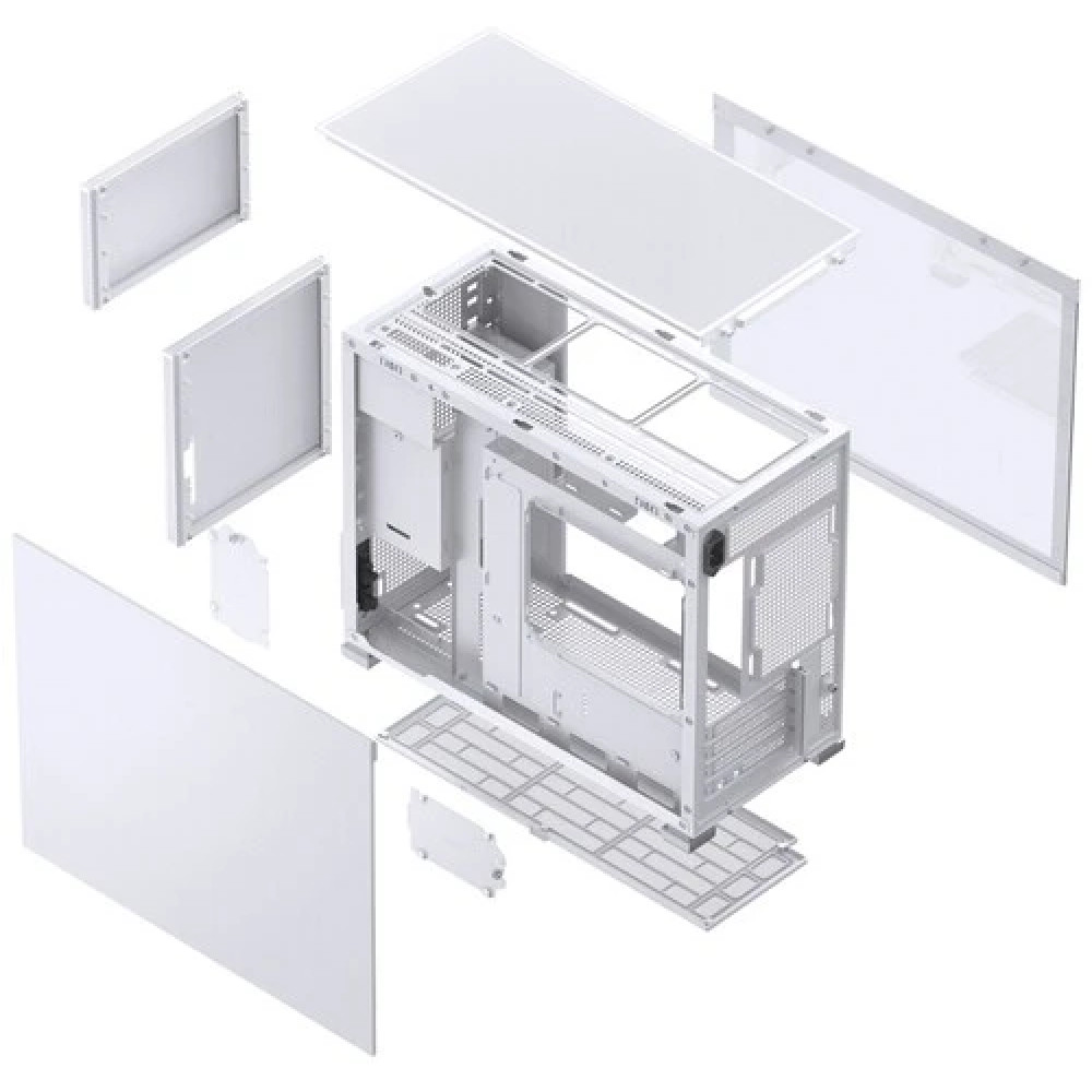 Корпус Jonsbo D31 MESH White Mini-Tower - миниатюра 10