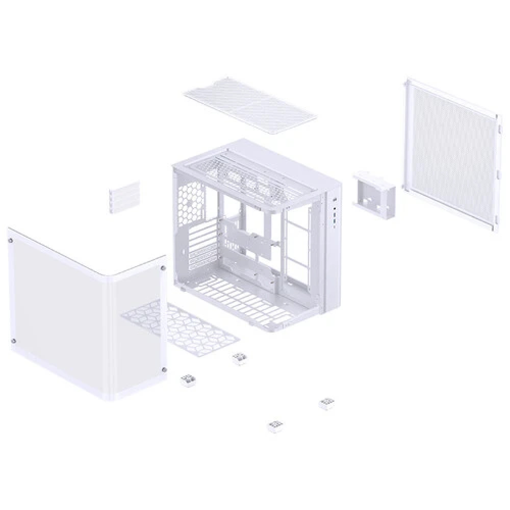 Корпус Jonsbo TK-3 White Mid-Tower - миниатюра 10
