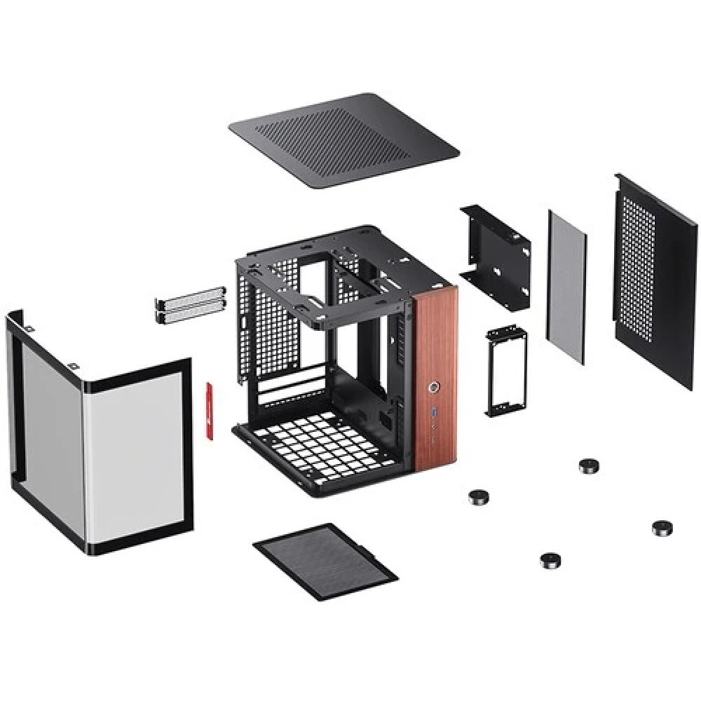 Корпус Jonsbo TK-0 Black Mini-Tower - миниатюра 10